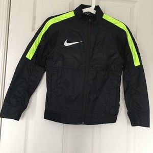 Nike kid’s soccer full zip jacket (size S)